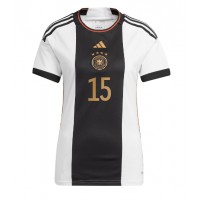 Deutschland Niklas Sule #15 Fußballbekleidung Heimtrikot Damen WM 2022 Kurzarm